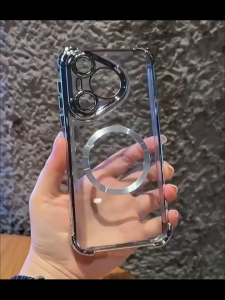 ốp lưng Ốp iPhone 7 8 7 Plus 8 Plus iPhone SE 2 2020 SE 3 2022 Ốp điện thoại Ốp bảo vệ trong suốt viền vàng mềm chống va chạm với vòng Hút từ tính giảm xóc sjcxq