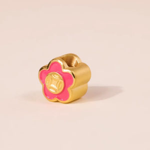 Chow Sang Sang 周生生 Charme Mini 999 Gold Chinese Antique Coin Mini Charm 92980C (Bracelet Not Included)