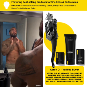 LUMIN | No Baggage Trio Set: Get Rid Of Excess Oil Hydrate & Brighten Under Eyes Without A 12 Step Routine