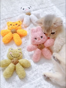 [SG Stock] Cat Cute Dinosaur Bitting kitten Grinding Teeth Doll Toy
