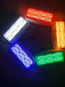 1 Pc - R/E CLEAR 24V (13.5cm x 10.5cm) Waterproof LED Truck Side Marker Lamp Clearance Light for All Truck Trailer Elf Forward Tractor Jeep Bus etc.