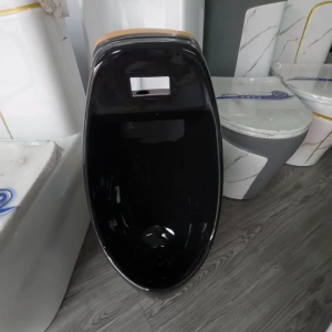 Bồn tiểu nam xả cảm ứng treo tường xả siêu mạnh TN001 - 2 màu trắng và đen - Men phủ Nano cao cấp BẢO HÀNH 20 NĂM