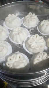 Nồi hấp bánh bao điện 3 tầng size 52cm (40-50 bánh/mẻ)