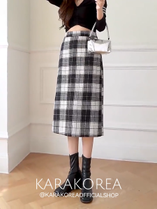 KARAKOREA 312/313 Midi and Maxi Tartan skirt/Korean Women Skirt/Rok Midi dan Rok Panjang