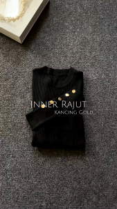 Baju wanita Inara Top Blouse Atasan Rajut Kaos Long sleeve Wanita Korean Style