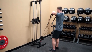 JIOAYNG Single Cable Crossover: Alat Gym Fitness Angkat Beban untuk Home Gym Functional Trainer