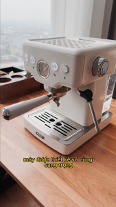 Máy pha cà phê Tự Động Winci EM 4212 20 BarTay cầm 51mm Pha Espresso Latte Capuchino bảo hành 1 năm