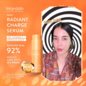 Wardah 10% Vitamin C Ferulic Acid Radiant Charge Serum 20ml - Serum Wajah Glowing