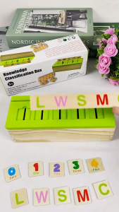 Puzzle Susun kayu Montessori Belajar Mengenal Angka Bentuk Warna Buah Transport & Hewan MK138
