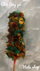 Chổi Lông Gà Mỹ Nhiều Màu Loại lớn 65 cm lông mềm mại giá rẻ - Giao nhanh 24 h