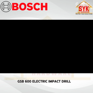 SYK BOSCH GSB600 13mm 600W Electric Impact Drill Concrete Wood Drilling Machine Power Tools Mesin Drill 06011A03L0