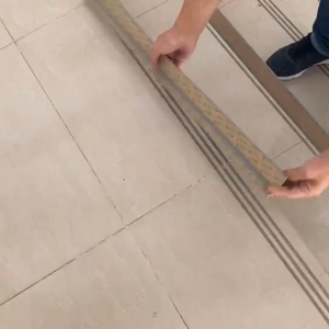 1 Meter L-Type Stair Anti Slip Nosing Stair PVC Rubber Strip Stair Self-Adhesive Non-Slip Nosing