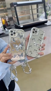 Iph 16/16+/16 Pro/16 Pro max CASE MIRROR 3D PITA + Gantungan