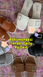 Zain - Suky White Sandal Wanita