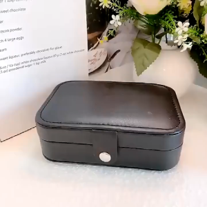 Jewellery Box Travel Organizer PU Leather Storage for Rings Earrings Necklace Jewelry Box