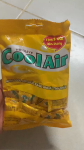 Kẹo Sing-Gum Cool Air 145g – Túi 50 Gói 2 Viên Thơm Miệng Bạc Hà Mát Lạnh