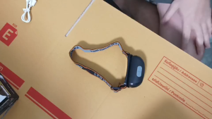 ไฟฉายคาดหัวแบบพกพา LED โหมดไฟหน้า เดินป่าตั้งแคมป์ ไฟสำหรับตกปลา ปรับได้หลายระดับ