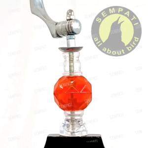 SEMPATI Gantungan Lipat BNR Plus Pion Bening Diamond Crystal Warna Gantungan Cantolan Sangkar Kandang Kotak Burung Kacer Kenari Ciblek Cucak
