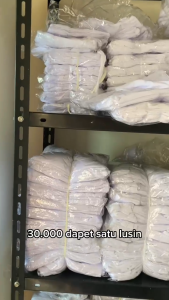 12 Pcs Singlet Kaos Dalam Anak Motif Bolong Warna dan Putih