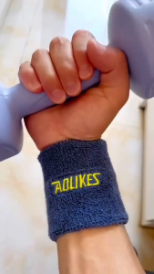 Băng Đô Đeo Cổ Tay Chặn Mồ Hôi AOLIKES 0235  Tập Gym  Thể Thảo Cầu Lông  Tennis Quần Vợt