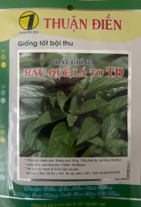 Hạt Giống Rau Quế Lá To (10g) Thuận Điền - Giống Tốt Bội Thu