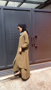 Abaya Alvira dress Gamis Abaya Crinkle Airflow - Abaya Aplikasi Payet Swaroski Mewah /ootd kekinian