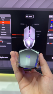 Chuột gaming máy tính SIDOTECH W2 có dây silent 7 nút bấm chống ồn có app led macro cho game thủ 8800 DPI tốc độ nhay ghìm tâm auto tap drag click - Hàng chính hãng