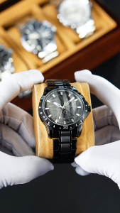 SKMEI 9337 Jam Tangan Pria Analog Chronograph Tali Stainless Steel