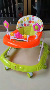 LDKT-1 รถหัดเดินผึ้งน้อย มีเสียงดนตรี ปรับระดับได้ รถหัดเดินเด็ก รถขาไถเด็ก รถขาไถ รถหัดเดิน MMTT