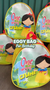 Eggy Bag | Tas Ransel Telur Kado Ultah Anak Hampers Souvenir Premium CUSTOM Desain Gratis Unik Lucu