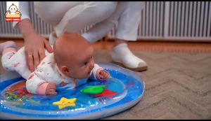 Baby Tummy Time Mat Play Gym Pad Water Play Mat Baby Inflatable Water Cushion Pat Toy Mainan Baby 3 6 Bulan budak lelaki