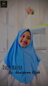 Kerudung Anak Daisy Naura Premium Instan - Hijab Jersey Geblus Warna-Warni