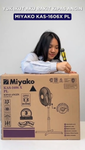 KIPAS ANGIN BERDIRI MIYAKO KAS-1606X - 16 Inch