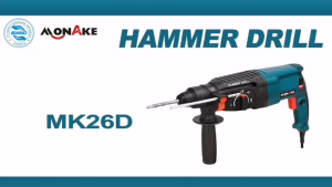 MONAKE Mesin Bor Bobok 26mm Rotary Hammer Drill Impact Beton Tembok Listrik Bobok MK-26D