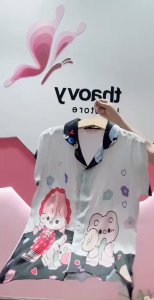 Đồ Ngủ Dành Cho Bé Gái 10-55 Kg - Đồ Ngủ Mặc Nhà Pizama