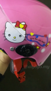 Kids Helmet (Half) with Clear Visor Kid Helmet Cartoon Helmet Motorcycle Helmet Bicycle Helmet Bike Scooter Helmet Safety