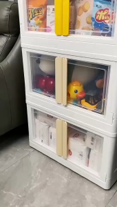 Borong365 52L/90L Multipurpose Stackable Foldable Box Storage Clothes Organizer Window Almari Laci Kotak Baju Lipat