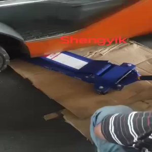 Shengyik 2Ton Twin Pump Extra Long Low Profile Floor Jack