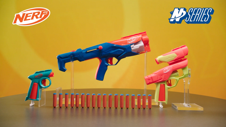 Nerf N Series Gear Up Pack, 3x Blasters, 18 Nerf N1 Darts