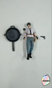 (Msia Stock) PUBG Battlegrounds 19cm Solid Figure Suitable Cake Decoration Collection Figures Toy Gift Toys Mainan PUBG 绝地求生吃鸡战场 蛋糕装饰