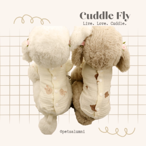เสื้อหมาอ้สน Cuddle Fly Sleeve สไตล์ญี่ปุ่น ผ้าคอตตอนสาลู 100%