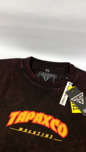 Kaos Oversize T-Shirt Pria Sandwash Red Magezine New Tapax