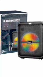 brodu BTS-1740 Bluetooth Outdoor Boombox Portability Powerful Sound Wireless Speakers with rechargeable Wireless Mic Brodu Bts 1740 Mou Bluetooth Sony Boombox Boom Box Speaker - Lazada