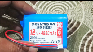 Baterai RC & Baterai Speaker Elektronik 6X 18650-3S BMS 10A 4800mAh 12V Soket JST PH2.0 2 Pin
