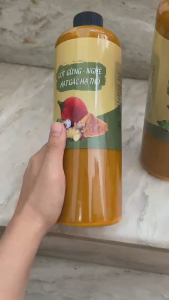 Cốt Rượu Nghệ Gừng Hạt Gấc hạ thổ đậm đặc dùng toàn thân dành cho bà bầu và mẹ sau sinh ( handmade)