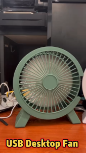 Malaysia Seller Kipas Mini USB Desktop Table USB Fan Plug and Play Fan Camping Fan Office Dormitory Classroom