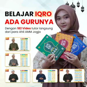 Buku Iqro Anak Milenial Berwarna Alqosbah