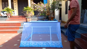 Màn chụp tự bung Cao Cấp người lớn Mùng ngủ chụp tự bung 1m 1m2 1m4 1m6 1m8 2m2 xếp thông minh gấp gọn