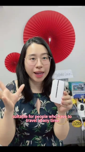Pocket Wifi Wireless Router Modem 4G LTE Portable WiFi for Travel Compatible with all SIM cards such as Dito Gomo Globe  2100mAh Battery included (2pcs) Broadband 150Mbps