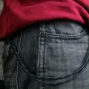 Tali Dompet Pria Strap Wallet Paracord Pengait Besi Simpel Pengaman Dompet Premium